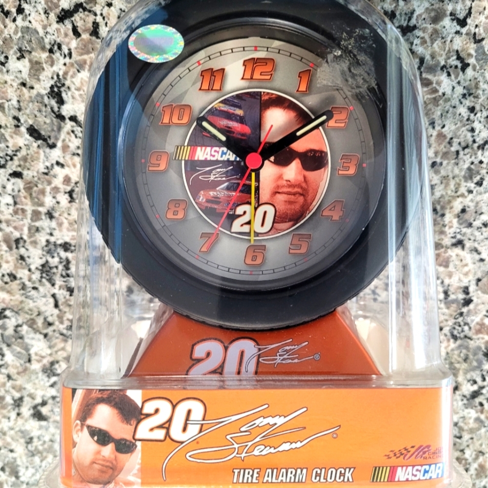 Nascar Tony Stewart Tire Clock